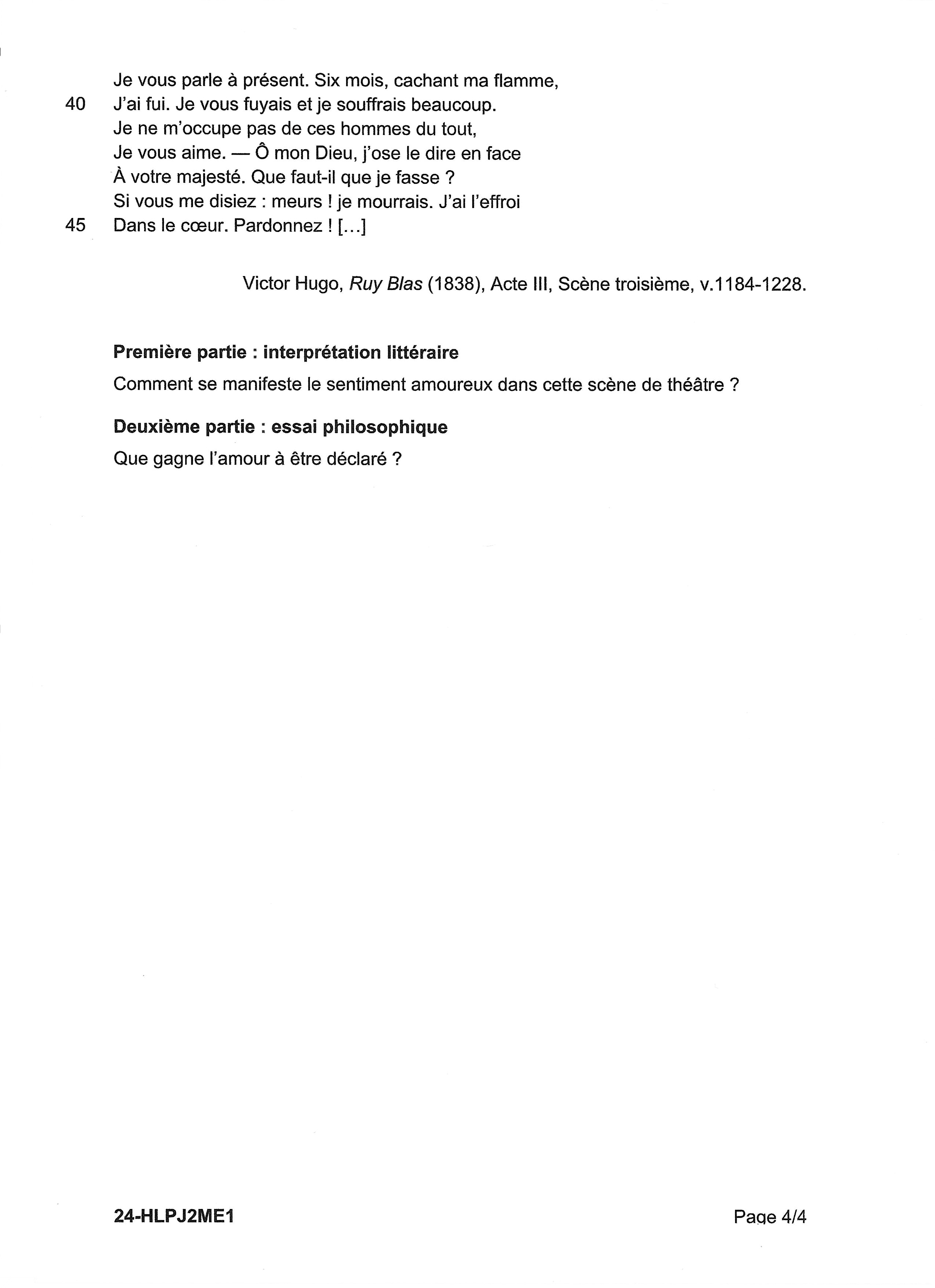 Bac HLP 2024 Jour 2 C