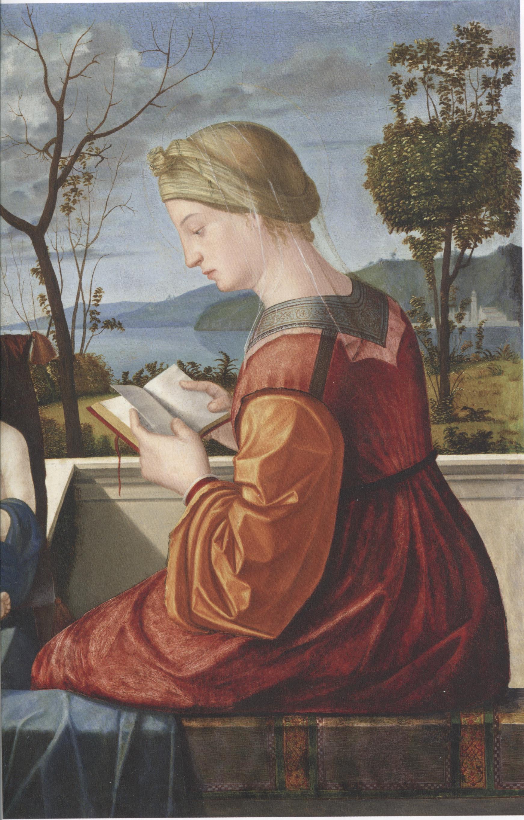 Carpaccio la vierge lisant